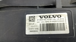 Headlight front right Volvo XC90 16- halogen, sand, bumps, cobweb