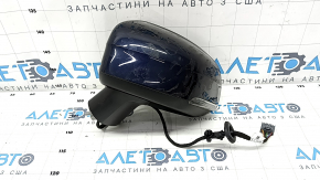 Side mirror left Volvo XC90 16-22 10 pins, turn signal, blue