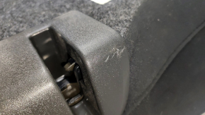Rear row of seats 2 row Ford Fusion mk5 13-15 cloth black, white stitching, faded, scratches, broken fragment