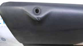Door trim card front left Infiniti QX30 17- black with black insert leather, armrest black leather, molding black gloss, scratches, scuffs, abrasions, dents