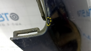 Rear bare bumper lower part Volvo XC90 16-22 for parking sensors, blue, scratches, dents, dented, broken fasteners