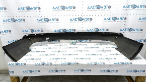 Rear bare bumper lower part Volvo XC90 16-22 for parking sensors, blue, scratches, dents, dented, broken fasteners
