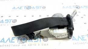 Rear left seat belt with pyropatron Ford Fusion mk5 17-20 black