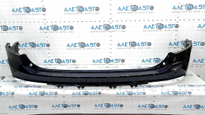 Rear bumper bare upper part Volvo XC90 16-19 without autoparking, blue, crack, scratches