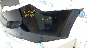 Rear bumper bare upper part Volvo XC90 16-19 without autoparking, blue, crack, scratches