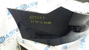 Rear bumper bare upper part Volvo XC90 16-19 without autoparking, blue, crack, scratches
