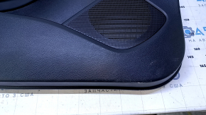 Door trim card front left Infiniti QX30 17- black with black insert leather, armrest black leather, molding black gloss, for adjustment and memory of seats, scratches, scuffs, abrasions, dents
