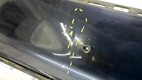 Front bumper bare Volvo XC90 16-19 without headlight washers and park assist, blue, dented, scratches
