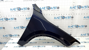 Front right wing Volvo XC90 16-22 T5, T6, aluminum, blue 467, butt