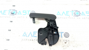 Bonnet opening handle interior Audi A4 B8 08-16 black, complete