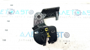 Bonnet opening handle interior Audi A4 B8 08-16 black, complete