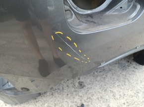 Quarter wing rear right Nissan Rogue Sport 17- on the body, graphite, dent, bumps