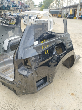 Quarter wing rear right VW Atlas 18 - black, on the body, bumps