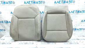 Driver's seat upholstery VW Atlas 18 - perforated, heated, leather, grey, for cleaning