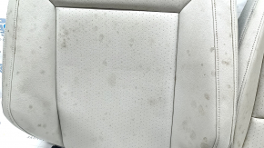 Driver's seat upholstery VW Atlas 18 - perforated, heated, leather, grey, for cleaning