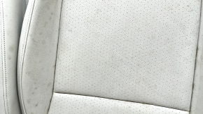 Driver's seat upholstery VW Atlas 18 - perforated, heated, leather, grey, for cleaning