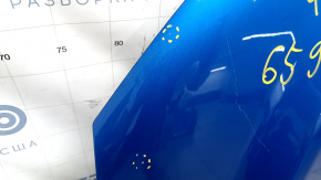 Bonnet bare Ford Fusion mk5 13-20 aluminum, blue E7, chips, sand, scratches