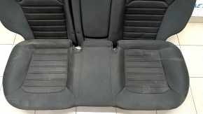 Rear row of seats 2nd row Ford Fusion mk5 17-20 black cloth, needs cleaning, torn