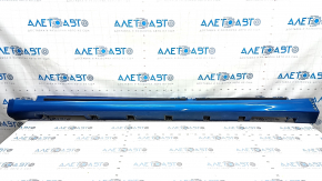 Left threshold Ford Fusion mk5 13-20 blue, with seals, broken fastening, dented fastening, worn