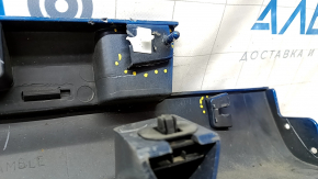 Left threshold Ford Fusion mk5 13-20 blue, with seals, broken fastening, dented fastening, worn