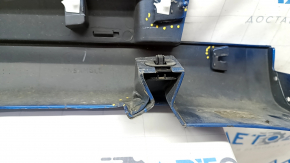 Left threshold Ford Fusion mk5 13-20 blue, with seals, broken fastening, dented fastening, worn