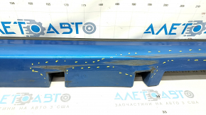 Right threshold Ford Fusion mk5 13-20 blue, with seals, broken fastening, dented fastening, worn