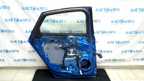 Door assembly rear left Ford Fusion mk5 13-20 blue E7