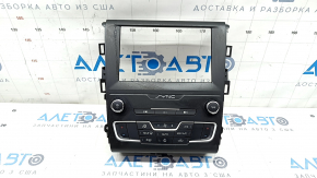 Ford Fusion mk5 13-20 SYNC 2 radio control panel without heating, glue on the overlay, scratch