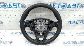 Naked steering wheel Ford Fusion mk5 13-20 rubber black, scuffs