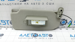 Right visor Volvo XC90 16-23 gray, with backlight, without hook