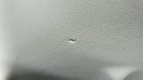 Door trim card rear right Volvo XC90 16-22 gray leather, gray leather armrest, wood insert, tears, scratches, dry cleaning