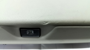 Door trim card front right Volvo XC90 16-22 gray leather, gray leather armrest, wood insert, scratches, broken fastening, dry cleaning