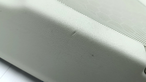 Door trim card front right Volvo XC90 16-22 gray leather, gray leather armrest, wood insert, scratches, broken fastening, dry cleaning