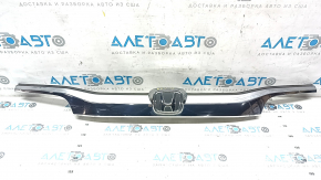 Upper trunk door molding Honda CRV 15-16 chrome with emblem, chrome swelled