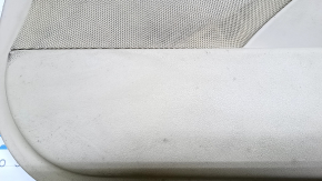 Door trim card front right Lexus ES350 07-09 beige with beige insert leather, armrest beige leather, under seat memory, scuffs, scratches, abrasions, broken fastening, broken fastenings