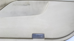 Door trim card front right Lexus ES350 07-09 beige with beige insert leather, armrest beige leather, under seat memory, scuffs, scratches, abrasions, broken fastening, broken fastenings
