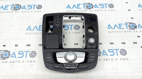 MMI control panel Audi A6 C7 16-18 rest, chips, scratches, abrasions