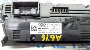 Climate control Audi A6 C7 16-18 rest, under seat heating