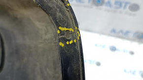 Front bumper cover left Volvo XC90 16-19 scratches, cracks in fasteners