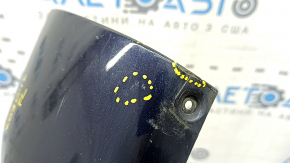Front bumper cover left Volvo XC90 16-19 scratches, cracks in fasteners