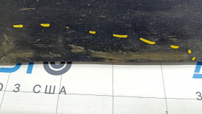Left threshold Volvo XC90 16-22 with seal, blue, dented, scratches, broken fastening