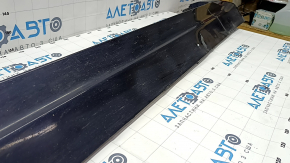 Left threshold Volvo XC90 16-22 with seal, blue, dented, scratches, broken fastening