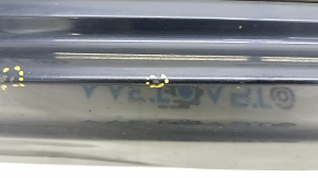 Right threshold Volvo XC90 16-22 with seal, blue, dented, scratches, broken fastening