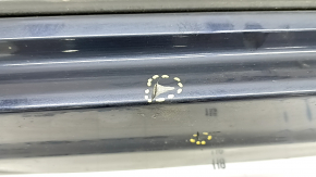 Right threshold Volvo XC90 16-22 with seal, blue, dented, scratches, broken fastening