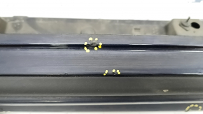 Right threshold Volvo XC90 16-22 with seal, blue, dented, scratches, broken fastening