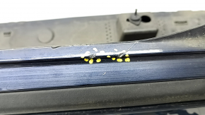 Right threshold Volvo XC90 16-22 with seal, blue, dented, scratches, broken fastening