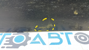 Right threshold Volvo XC90 16-22 with seal, blue, dented, scratches, broken fastening