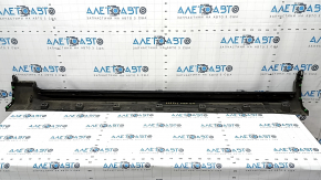 Right threshold Volvo XC90 16-22 with seal, blue, dented, scratches, broken fastening
