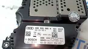 Instrument cluster Audi A6 C7 16-18 rest without night vision and projection, 92k, air on the edge