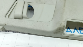 Upper center pillar trim belt left Volvo XC90 16-22 gray worn, needs cleaning